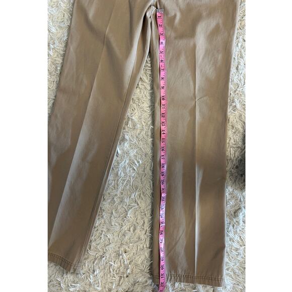 Gap Women's Sz 8R 100% Cotton Straight Leg Utility Flap Pocket Khaki Pants #0403 - Picture 9 of 11